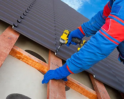 Ремонт металлочерепицы